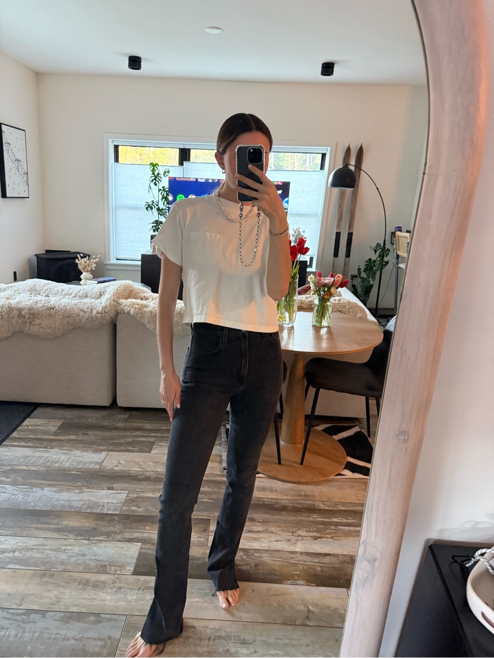 Favorite Daughter Black Flare Jeans